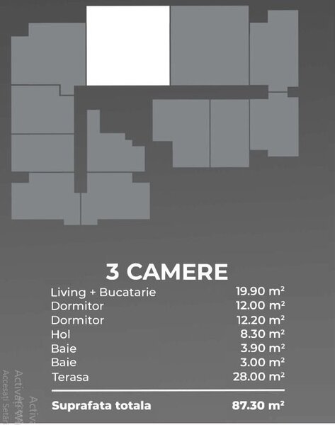 Popesti-Leordeni, 3 cam.+parcare+boxa, 20 min. metrou, finalizat, mutare imediata.